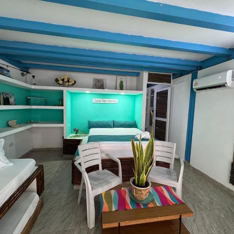 Cabaña Kalaia, completamente privada con Jacuzzi a un minuto de la playa - One-Bedroom House - 3