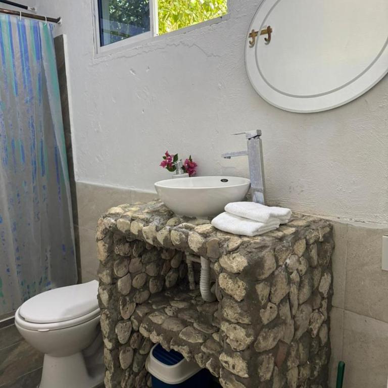 Cabaña Kalaia, completamente privada con Jacuzzi a un minuto de la playa - One-Bedroom House - 16