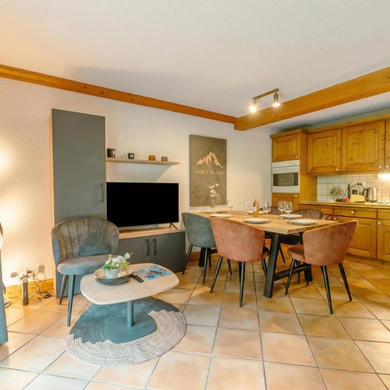Le Parc du Mont Blanc - Happy Rentals - Apartment mit Balkon - 5