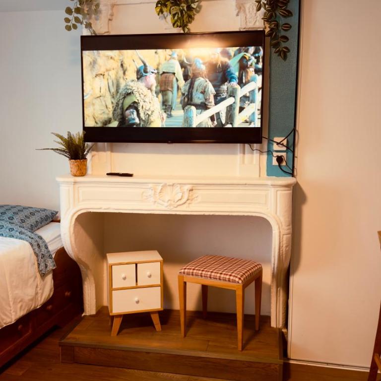 T1 TV 43' avec Netflix - canal série - apple TV - OCS - Disney - Dazen - bein sport - prime vidéo - Apartamento de 1 dormitorio - 8
