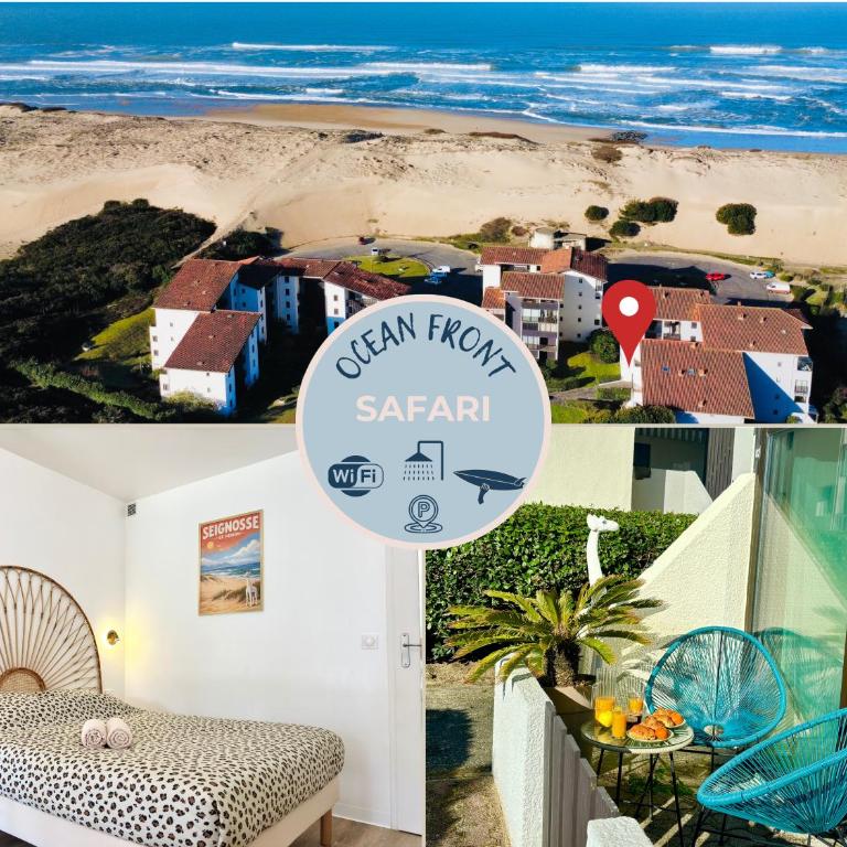 Safari Private Beach, Terrace, Parking & Wifi 50m Océan Surf - Apartment with Garden View - 1