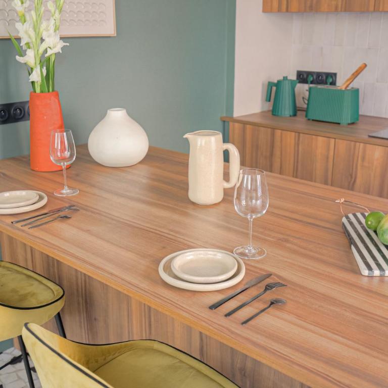 LaBolla, charmant cocon avec spa, cœur de Lyon - Apartment mit 1 Schlafzimmer - 6