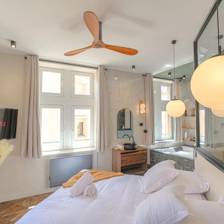 LaBolla, charmant cocon avec spa, cœur de Lyon - Apartment mit 1 Schlafzimmer - 2