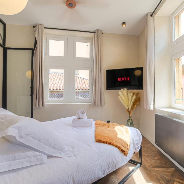 LaBolla, charmant cocon avec spa, cœur de Lyon - Apartment mit 1 Schlafzimmer - 4