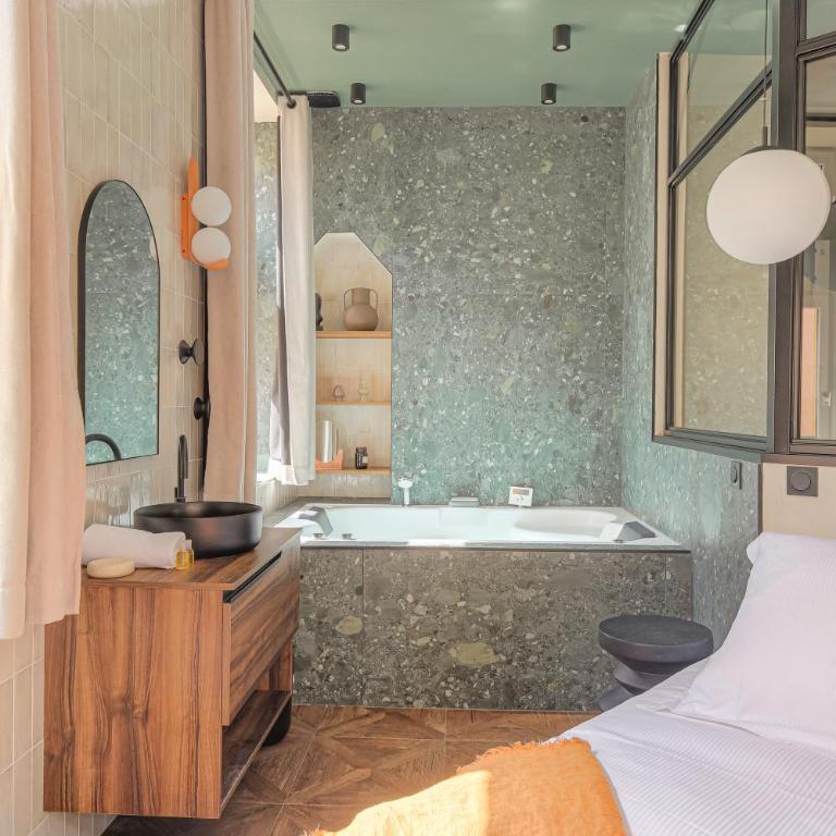 LaBolla, charmant cocon avec spa, cœur de Lyon - Apartment mit 1 Schlafzimmer - 30
