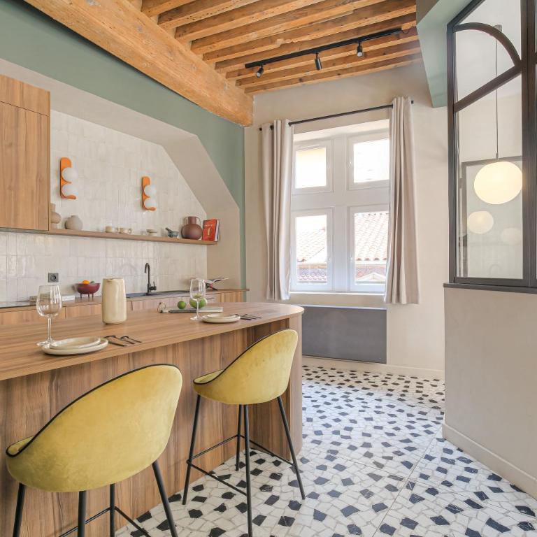 LaBolla, charmant cocon avec spa, cœur de Lyon - Apartment mit 1 Schlafzimmer - 46
