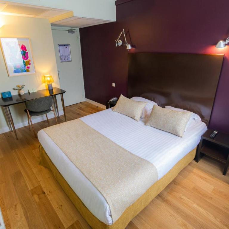 Hôtel les jardins du canal - piscine chauffée à 28 degrés - parking gratuit - garage - bornes électriques - accueil vélos et motos - kids friendly-solaire ecoresponsable - Chambre Double Intermédiaire - 2