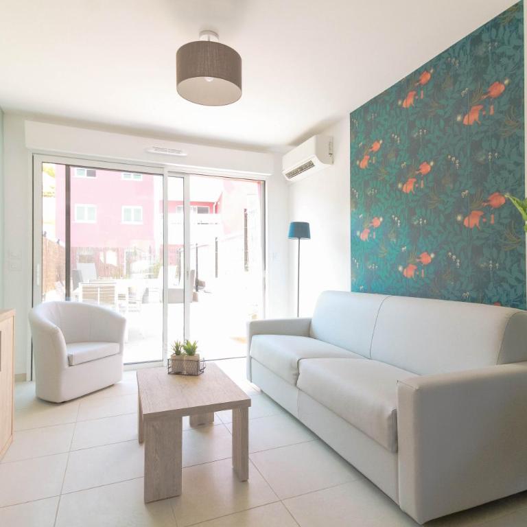 SELECT'soHOME - Duplex pour 6 personnes à La Favière avec piscine et proche plage ! - POS-D - Appartement 2 Chambres avec Terrasse - 5
