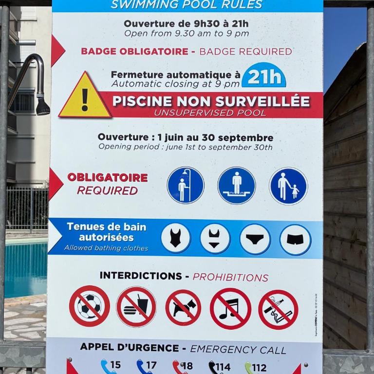 Esperanza Vue Bassin & Port Piscine Parking privé Terrasse - Apartment mit 1 Schlafzimmer - 27