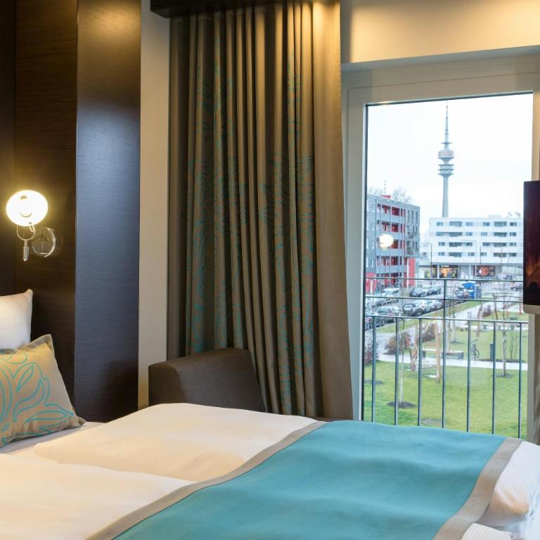 Motel One München-Olympia Gate - Habitación Doble Estándar con terraza - 4