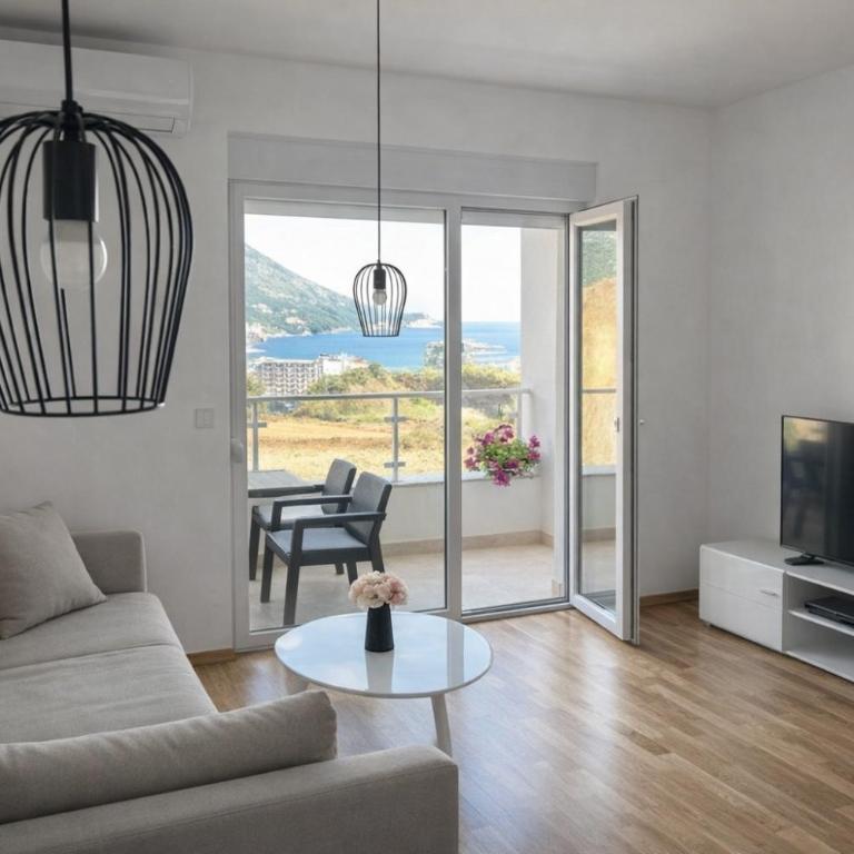 Apartment Jana Meerblick mit Balkon nähe Sandstrand - One-Bedroom Apartment with Balcony and Sea View - 1