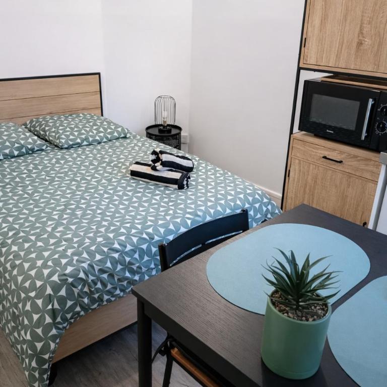 Charmant studio rue de Bayeux au Cœur de Caen - One-Bedroom Apartment - 7