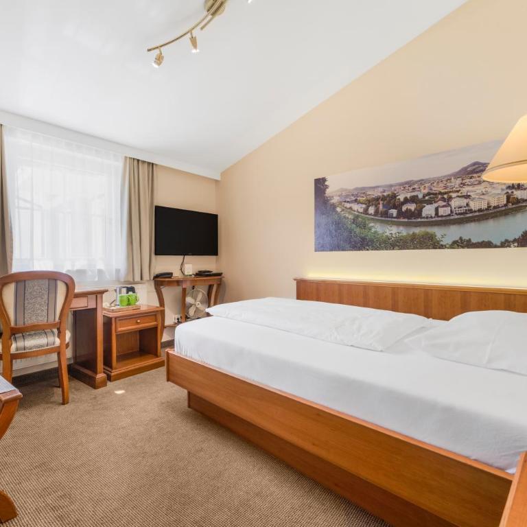 Das Grüne Hotel zur Post - 100 % BIO - Einzelzimmer mit kleinem Doppelbett - 6