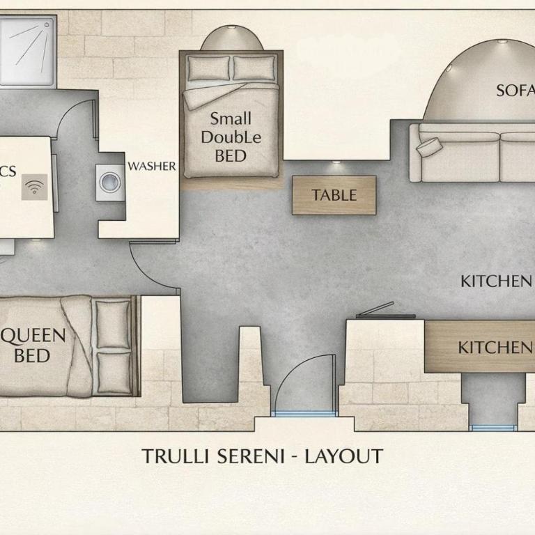 Trulli Sereni with large relaxing garden - Villa con 2 Camere da Letto - 20