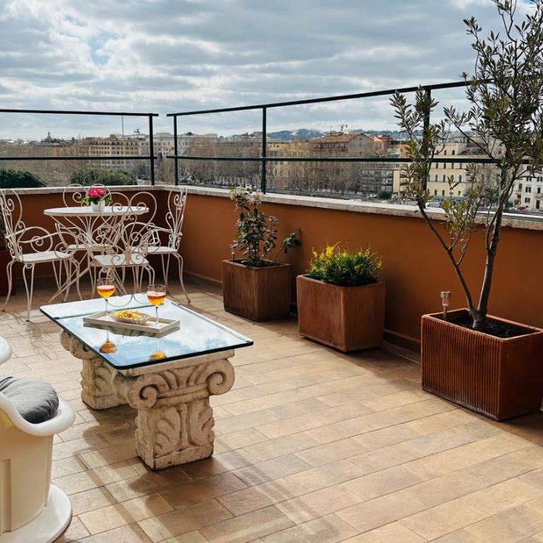 Terrazza Urania - Penthouse terrace with 360 view of Rome - Junior Suite - 15