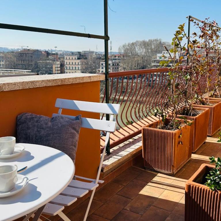 Terrazza Urania - Penthouse terrace with 360 view of Rome - Camera Matrimoniale Superior - 11
