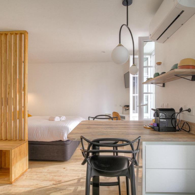 Joli studio climatisé avec terrasse - Lyon centre - Apartment mit 1 Schlafzimmer - 2