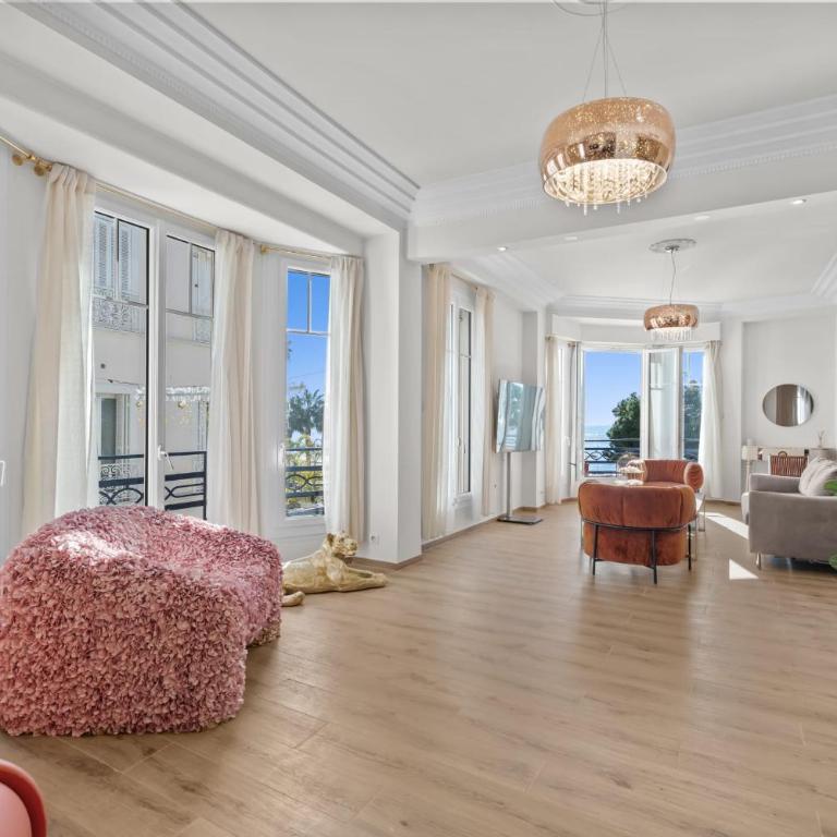 REF 2046 - Cannes Croisette - Appartement entièrement rénové vue Mer à loue - Appartement - 11