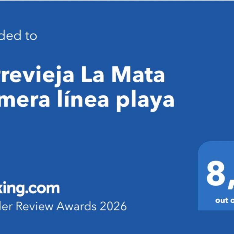 Torrevieja La Mata Primera línea playa - Apartamento con terraza y vistas parciales al mar - 2