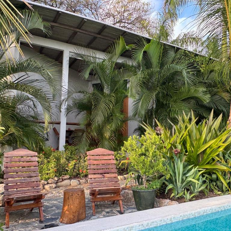 Poolside Cabaña Studio with stunning ocean view - Habitación Doble con terraza - 4
