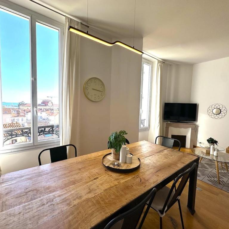 3 bedrooms with sea view - 4 min Palais & beaches - Appartement 3 Chambres - 18