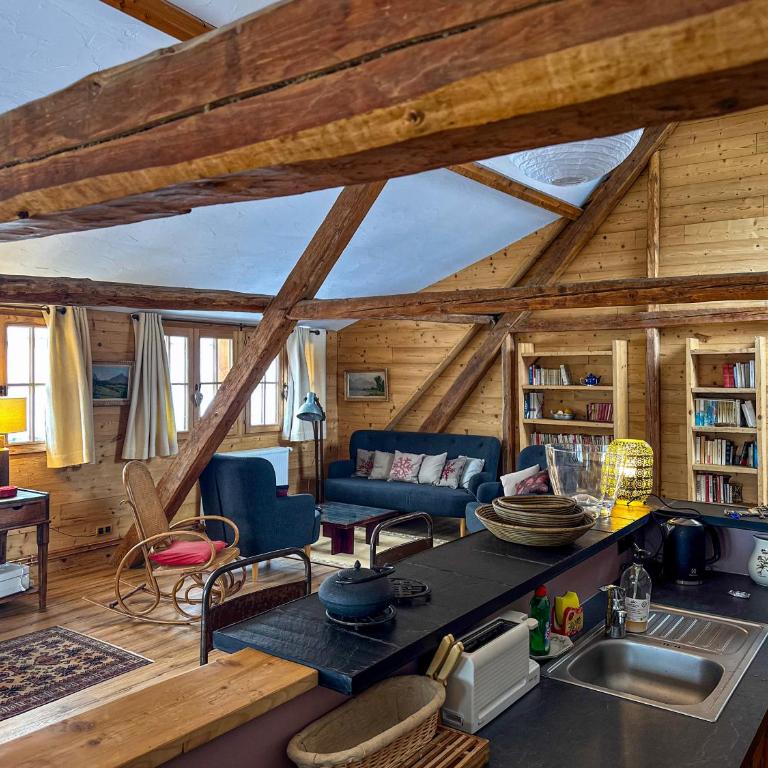 Le Chalet du Village - Parking - Chalet 3 Chambres - 70
