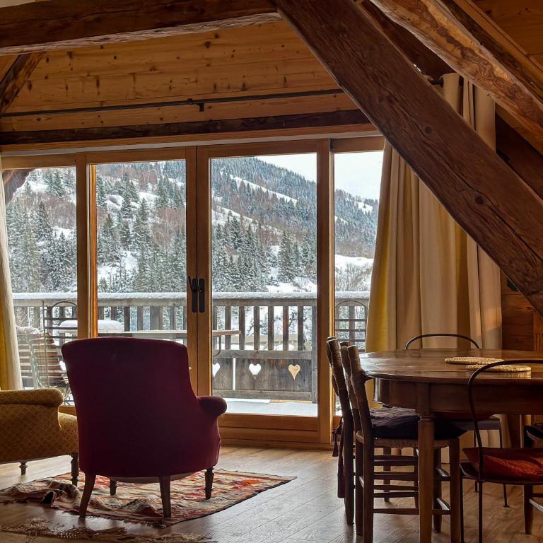 Le Chalet du Village - Parking - Three-Bedroom Chalet - 100