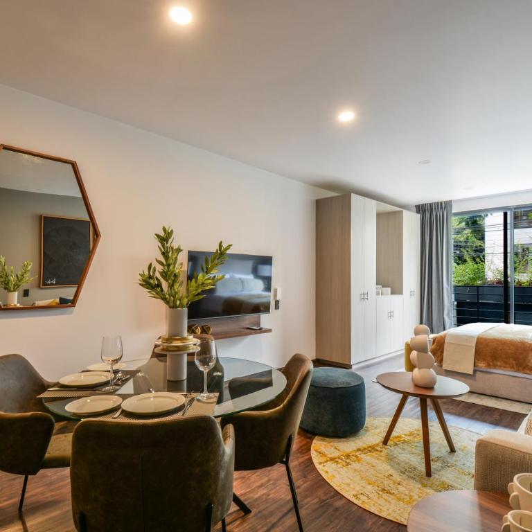 The Sterling Condesa - Estudio con 1 cama grande - 6
