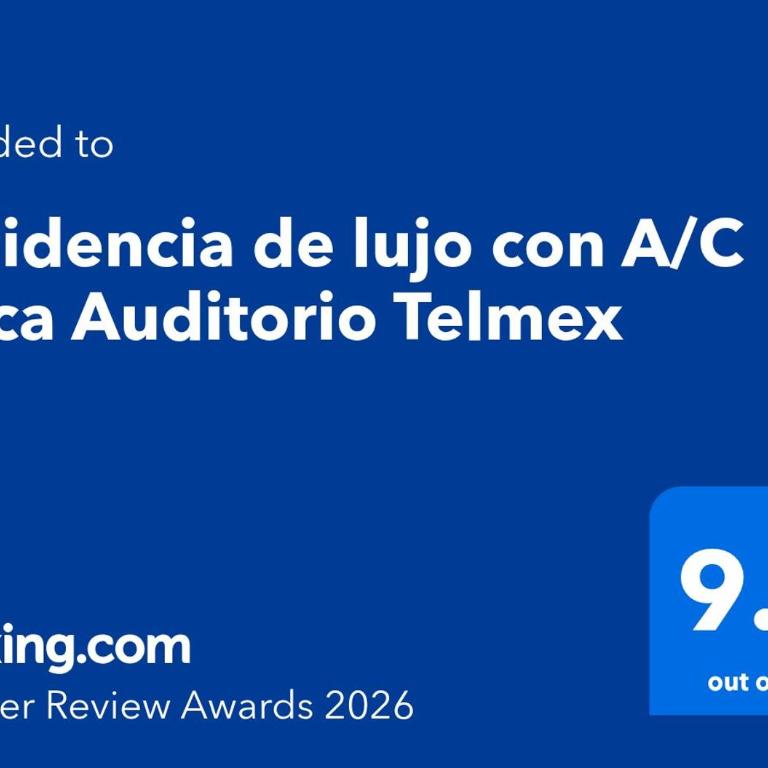 Apartment A/C, GYM, Cafeteria | Telmex Auditorium - Apartment with City View - 97