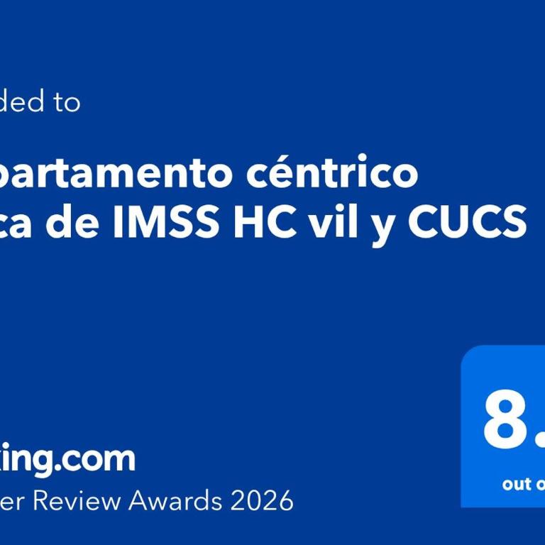 Departamento céntrico cerca de IMSS HC vil y CUCS - Apartamento - 50