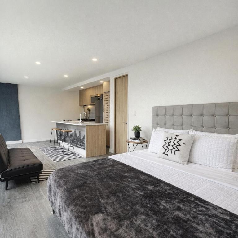 Modern Studio in Poblado, Free Parking - Apartamento de 1 dormitorio - 1