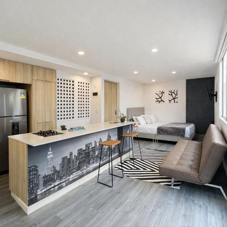 Modern Studio in Poblado, Free Parking - Apartamento de 1 dormitorio - 3