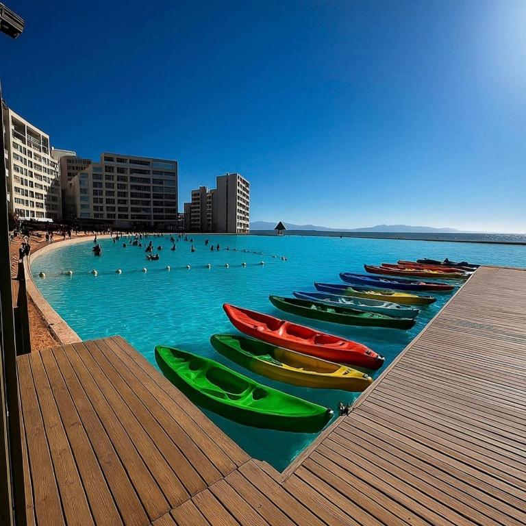 Depto 1 Dorm Frente al Mar y Laguna Cristalina - One-Bedroom Apartment - 21