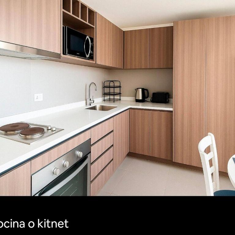 Depto 1 Dorm Frente al Mar y Laguna Cristalina - One-Bedroom Apartment - 6