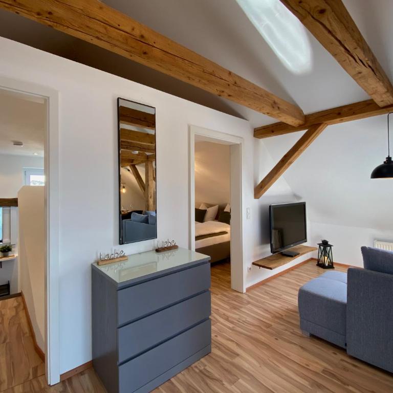 Modernes 3-Familienhaus im Allgäu - Apartment mit 1 Schlafzimmer - 1