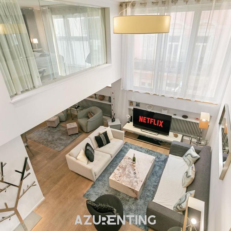 Azurenting - Le Loft - Grand duplex exception 3 chambres - Clim - Apartamento Suite de 3 dormitorios - 6