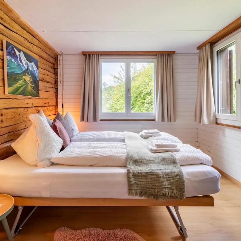 Rustic Modern Studio - Ski-in, Ski-out - by Wengen Rentals - Studio-Apartment mit Kingsize-Bett - 1