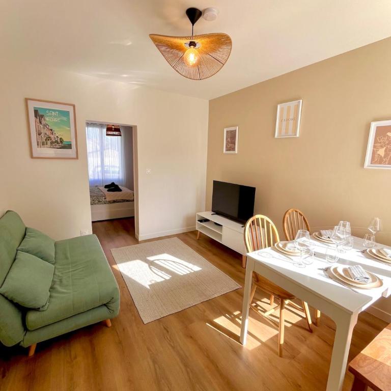 L'atelier Azur - T2 Saint-Nazaire - Appartement 1 Chambre - Vue sur Jardin - 4