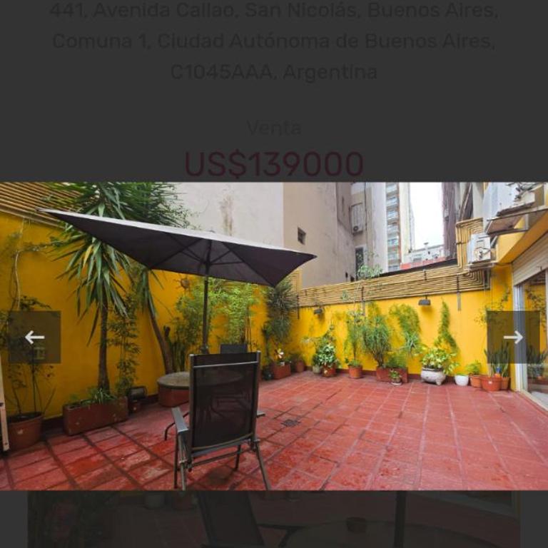 Hermoso apartamento con patio en el centro de Buenos Aires - Apartamento de 1 dormitorio - 8