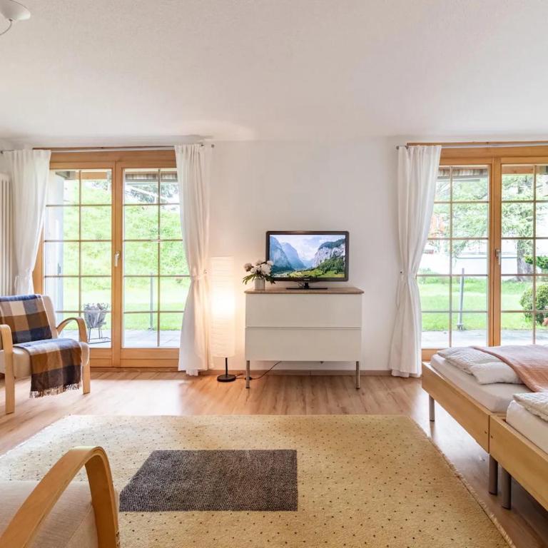 Modern Wengen Studio - Ski-in, Ski-out - by Wengen Rentals - Apartment mit Blick auf die Berge - 17