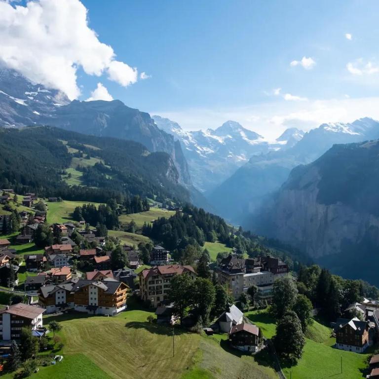 Modern Wengen Studio - Ski-in, Ski-out - by Wengen Rentals - Apartment mit Blick auf die Berge - 23