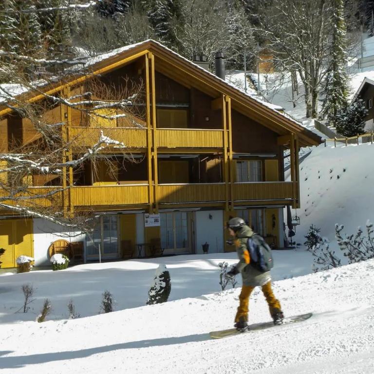 Modern Wengen Studio - Ski-in, Ski-out - by Wengen Rentals - Apartment mit Blick auf die Berge - 27