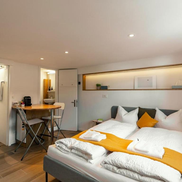 Sunny Bijou Studio - Ski-in, Ski-out - by Wengen Rentals - Studio-Apartment mit Queensize-Bett - 3