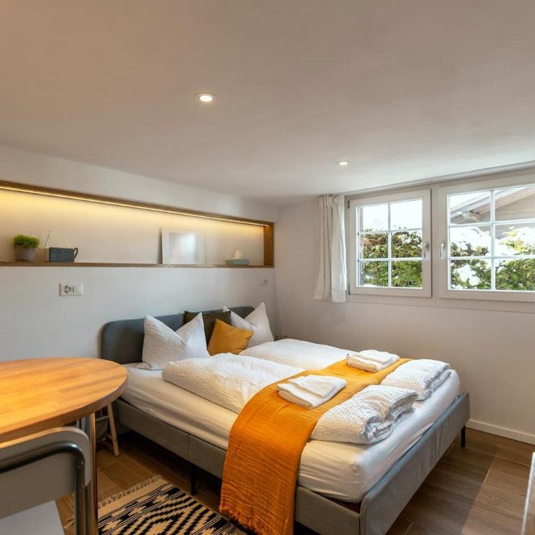 Sunny Bijou Studio - Ski-in, Ski-out - by Wengen Rentals - Studio-Apartment mit Queensize-Bett - 8