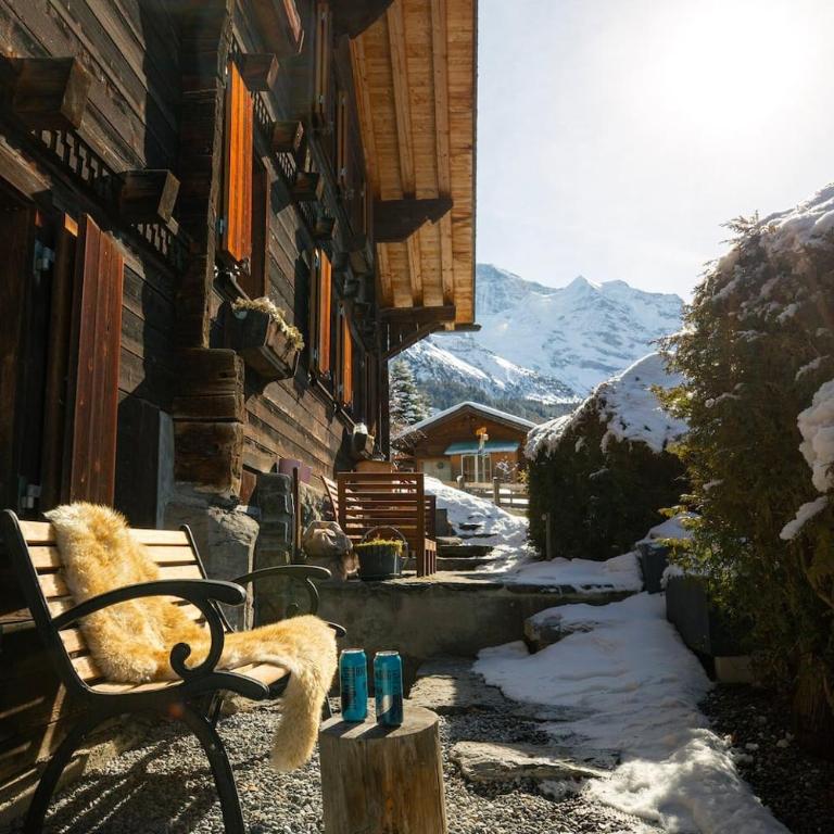 Sunny Bijou Studio - Ski-in, Ski-out - by Wengen Rentals - Studio-Apartment mit Queensize-Bett - 33