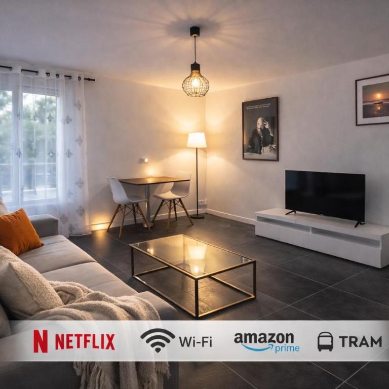 Spacieux 2 Pièces dans une résidence ,Place de Parking Privé Gratuit, Tram à 100m ,Centre à 6 min - Apartment mit 1 Schlafzimmer - 1
