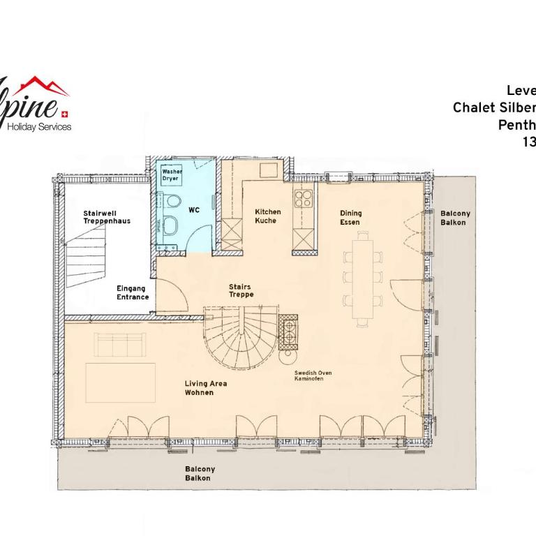 Chalet Silberhorn Penthouse - Penthouse-Apartment - 44