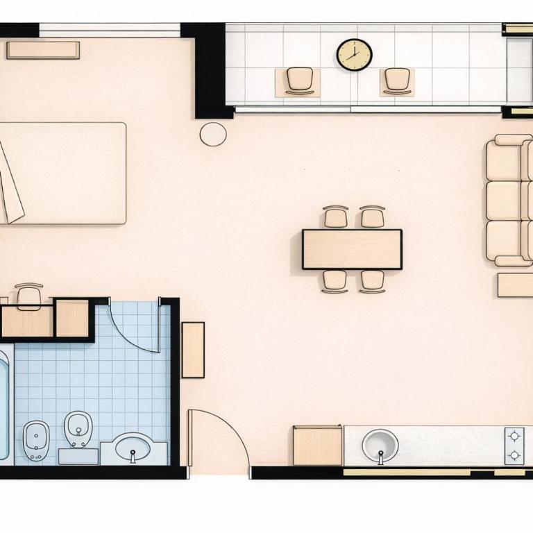Apart 1013 con Piscina Gimnasio Laundry y Seguridad 24 hs - Apartamento de 1 dormitorio - 18