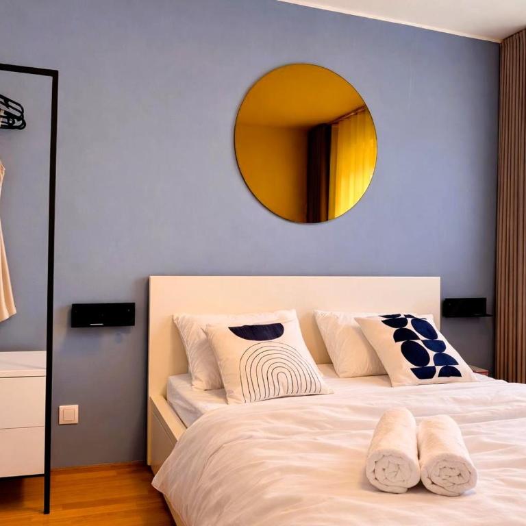 M2Suites by BestChoice - Messe - Parking - Self-Check-in - Apartment mit 2 Schlafzimmern und Balkon - 16