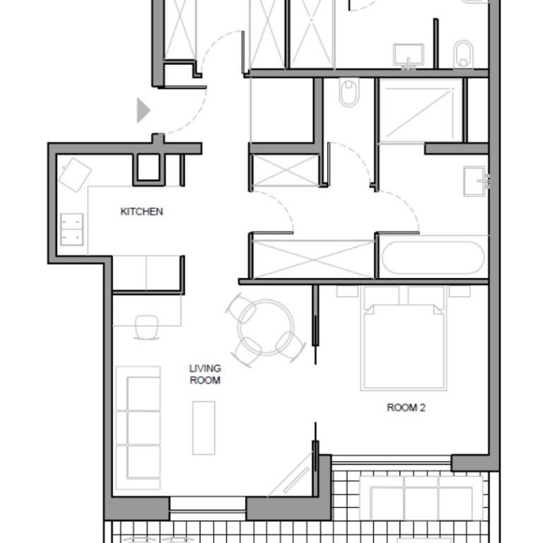 Côté Croisette LUXE - 2BdR 2 bthR 2 toilets -Terrace, AC, parking & lift - Apartment mit 2 Schlafzimmern und Terrasse - 2